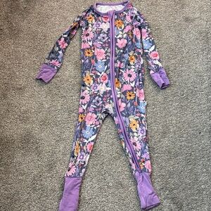 Little Sleepies Dusk Blooms Zippy